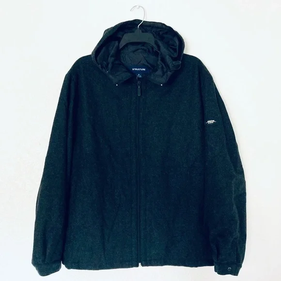 Structure Men’s Wool Jacket - Picture 2 of 5